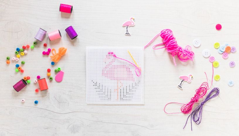 Broderie sur photographie