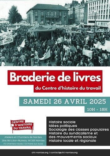 Braderie de livres du Centre d'histoire du travail