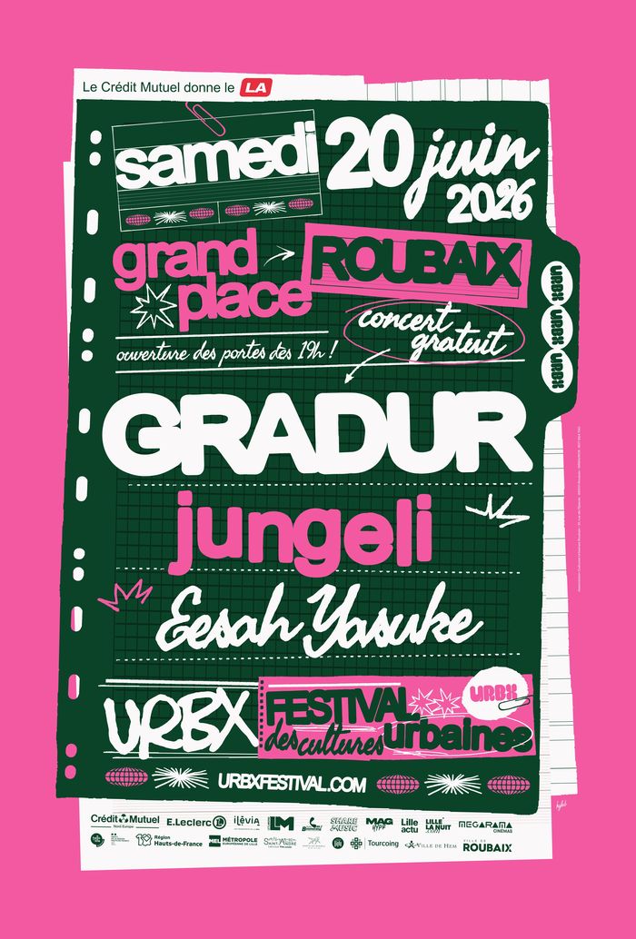 [URBX] Concert Grand'Place - Gradur - Eesah Yasuke - Jungeli