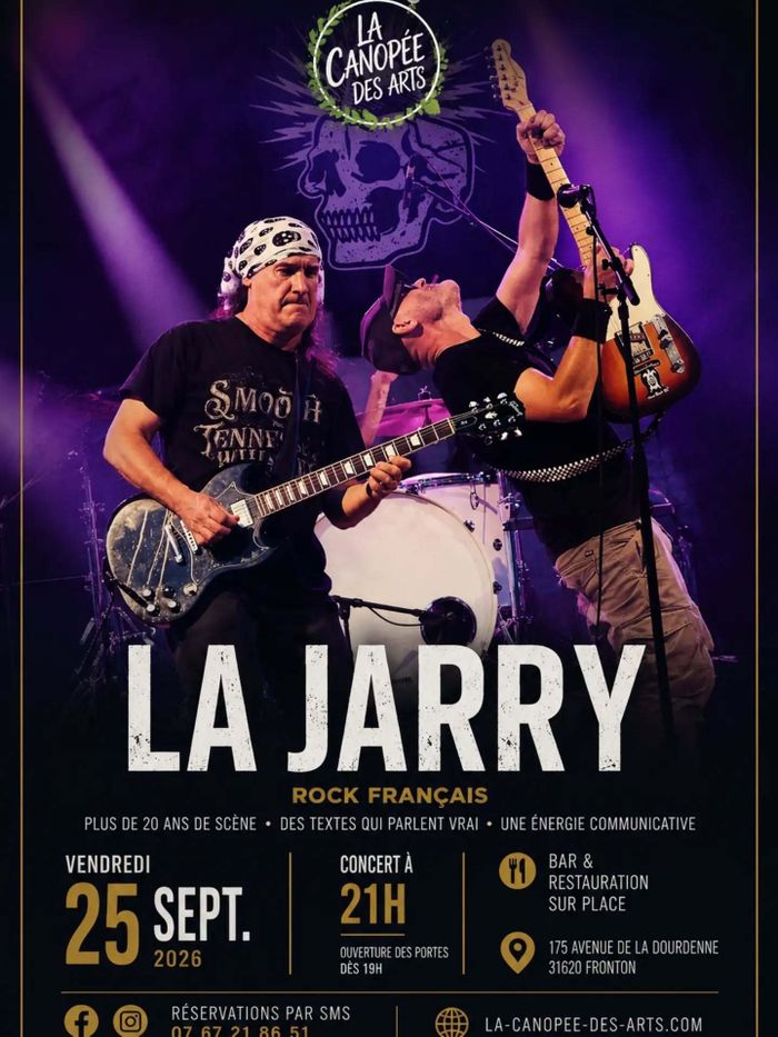 Affiche, 🎸⚡ • La Jarry • Rock Français à la Canopée ⚡🎸