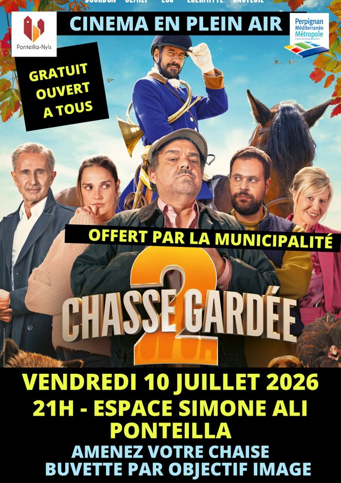 Cinéma en plein air à Ponteilla