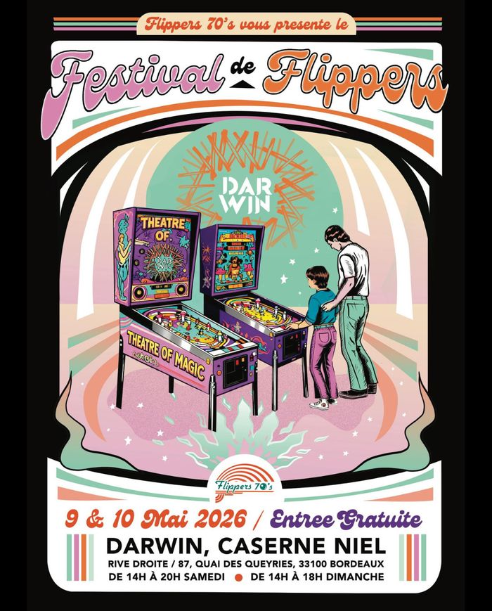 FESTIVAL DE FLIPPERS 70's À DARWIN