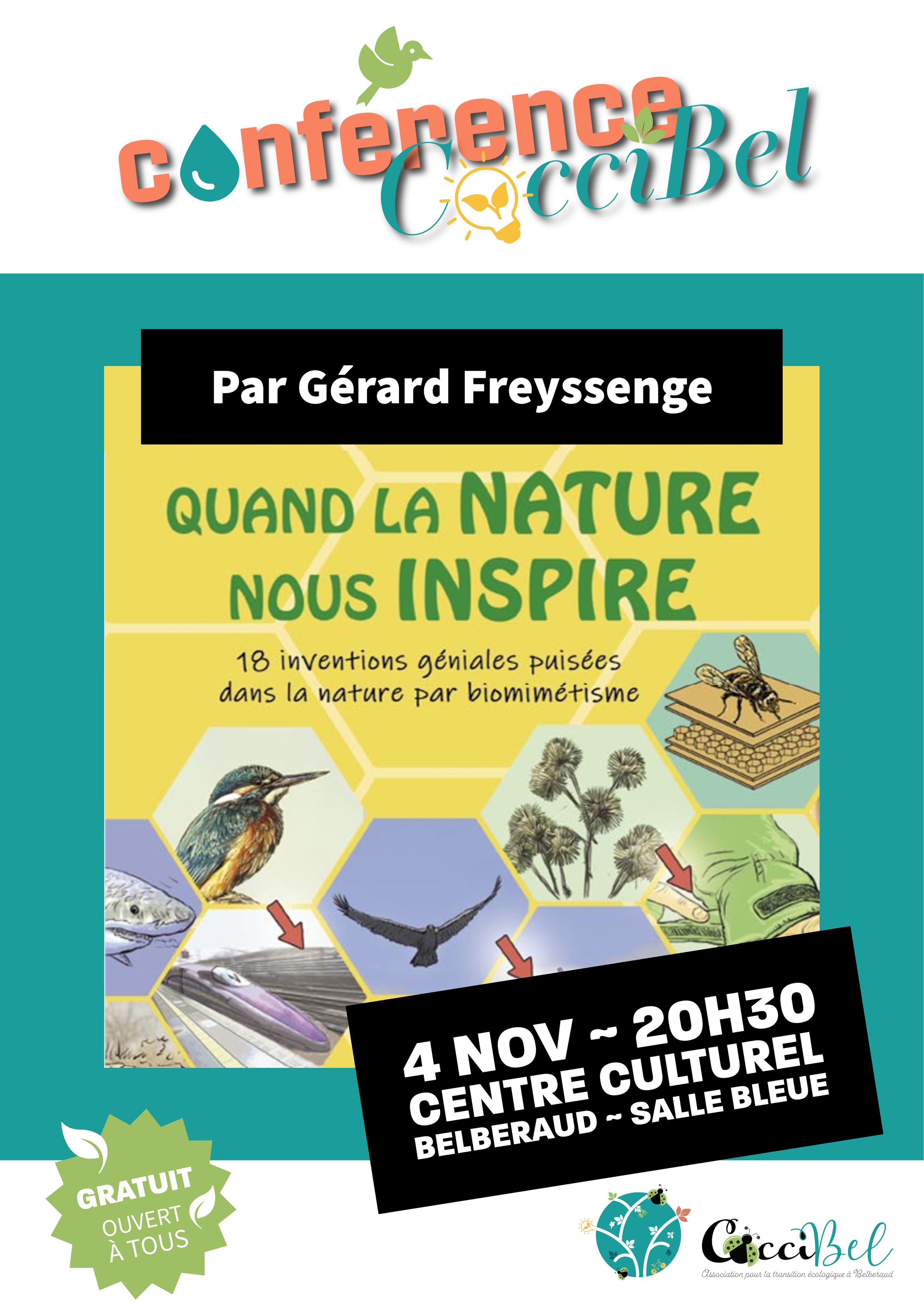 CocciBel Conference: 'When Nature Inspires Us' by Gérard Freyssenge