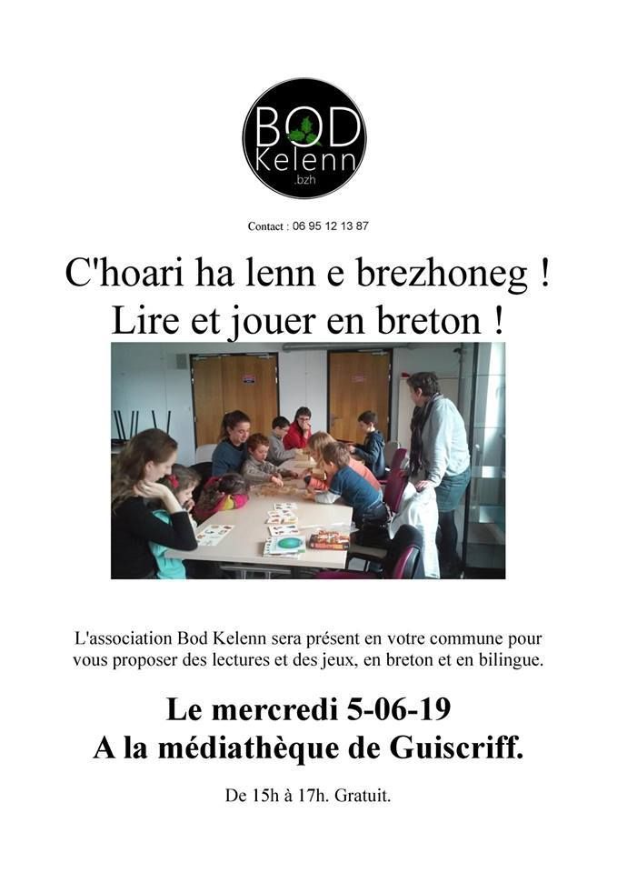 Jouer et lire en breton à Guiscriff