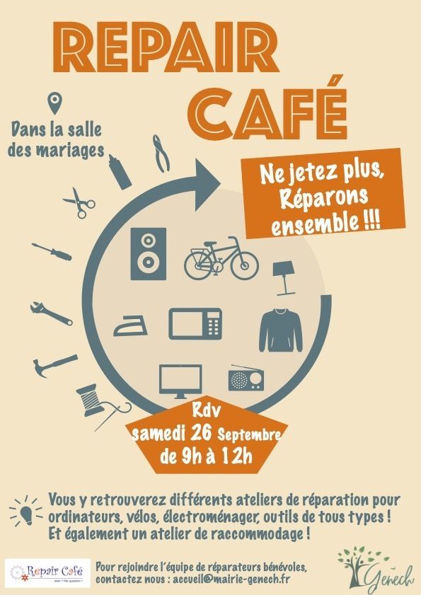 Repair café à Genech