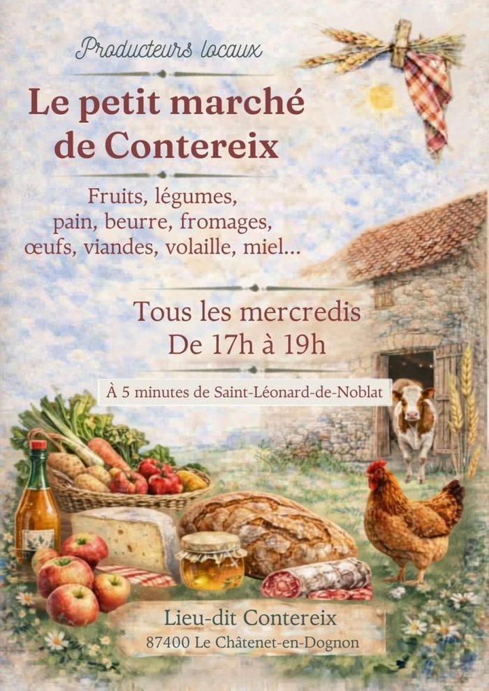 Affiche — Madame Forró au petit marché de Contereix