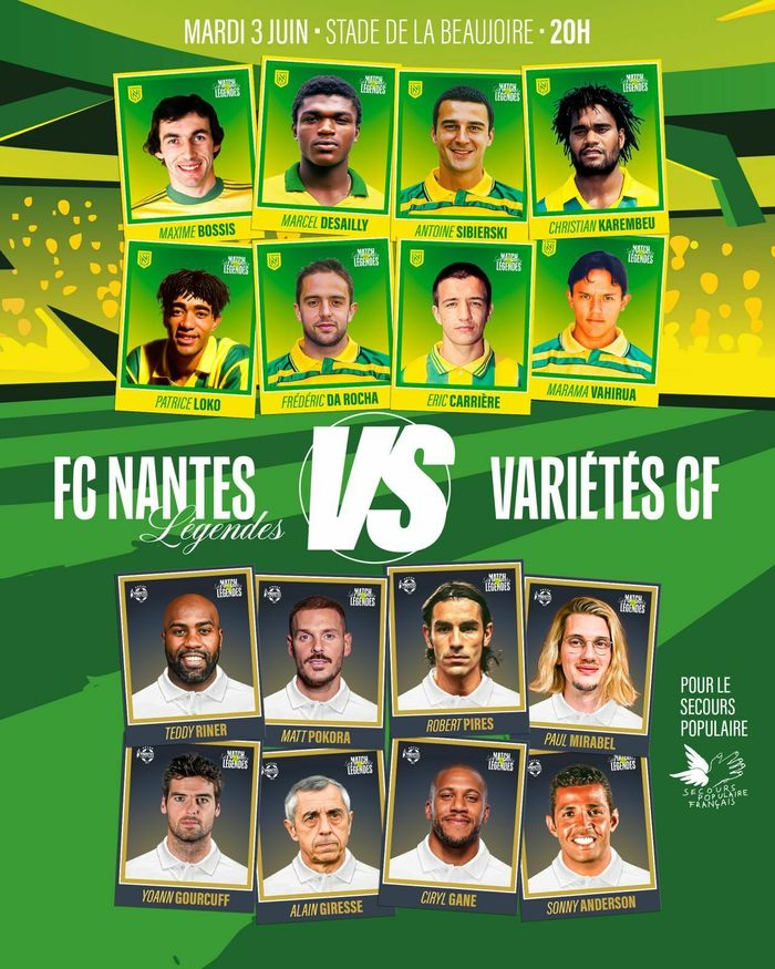 Match des Légendes à La Beaujoire