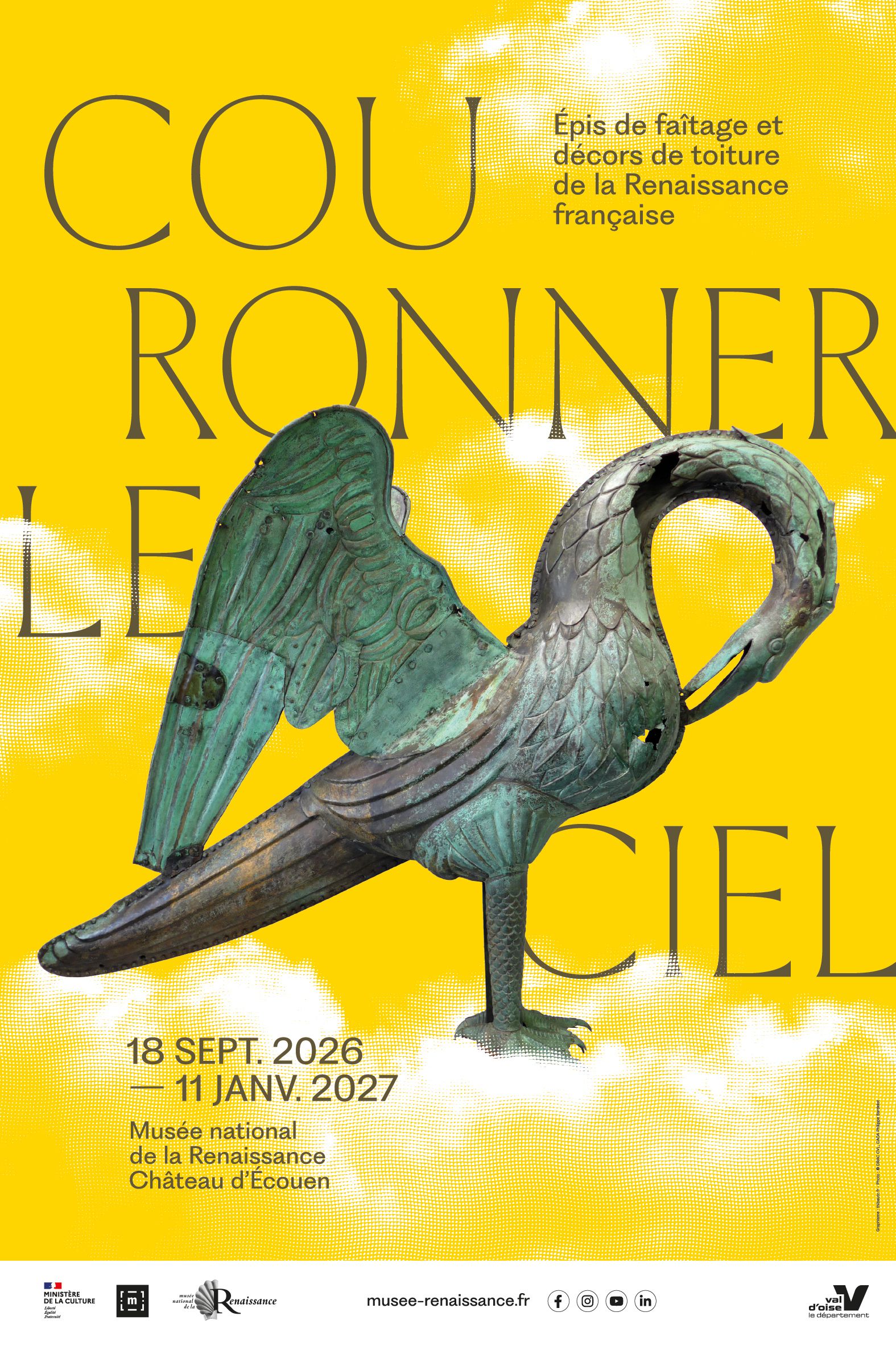 Ouverture de la nouvelle exposition "Couronner le ciel, épis de faîtage et décors de toiture de la Renaissance française"