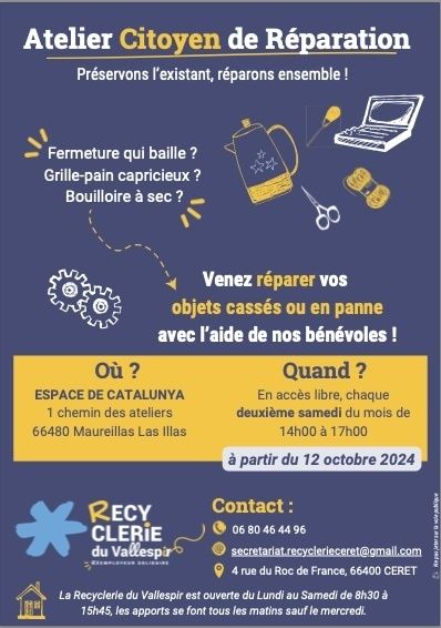 Atelier citoyen de réparation