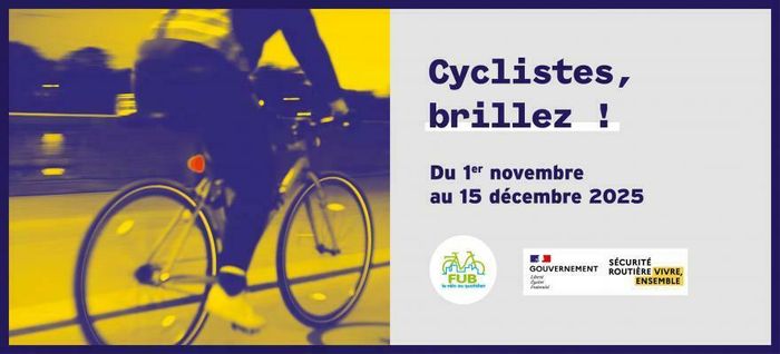 Cyclistes, Brillez ! - Campagne pour une visibilité renforcée