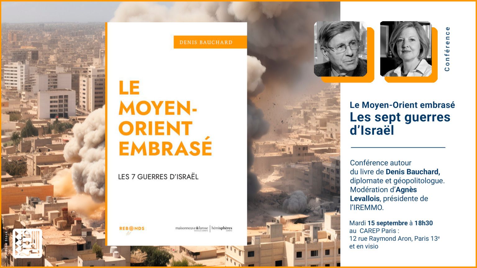 Conférence : “LE MOYEN-ORIENT EMBRASÉ : LES 7 GUERRES D’ISRAËL“ par Denis BAUCHARD