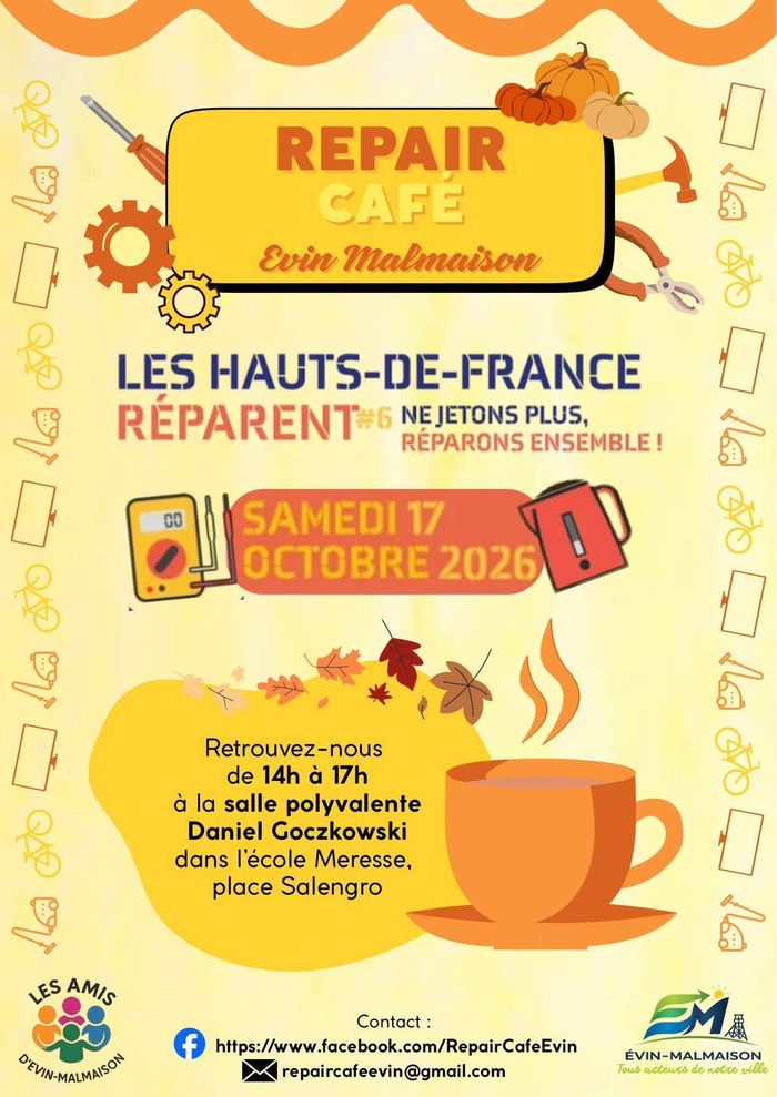 Évin-Malmaison répare ! (14ème Repair Café)