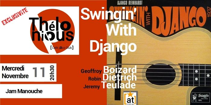 Annulé | SWINGIN' WITH DJANGO  - THELONIOUS CAFE JAZZ CLUB