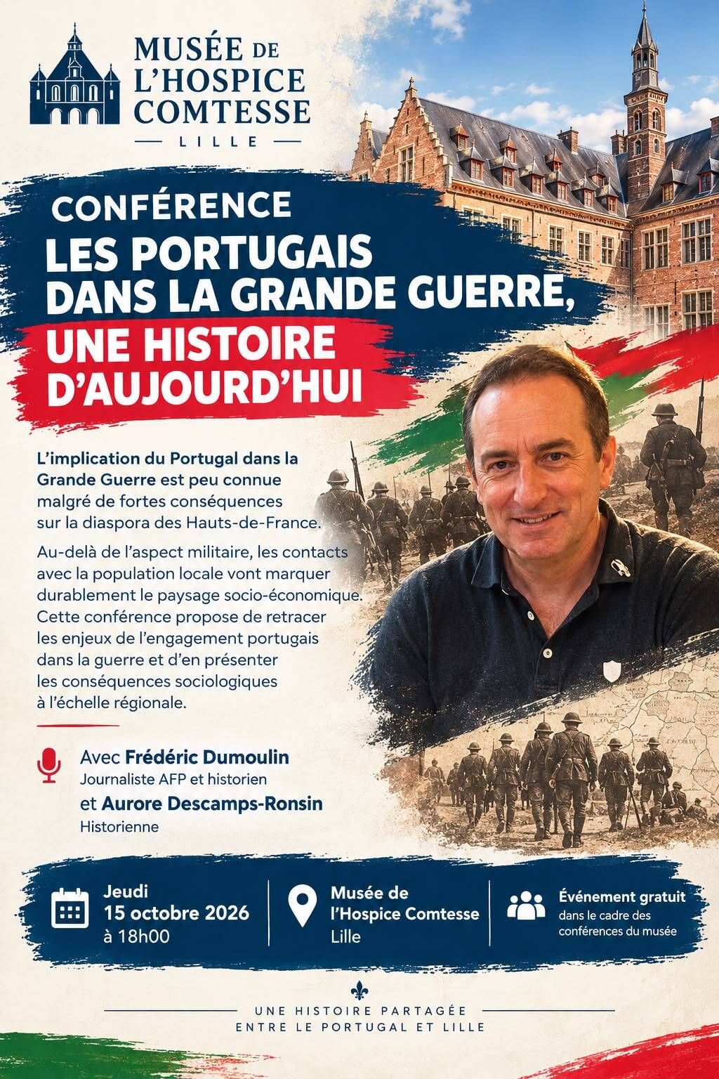 Conférence « Les Portugais dans la Grande Guerre, une histoire d'aujourd'hui »