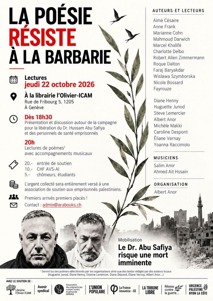 LA POÉSIE RÉSISTE A LA BARBARIE