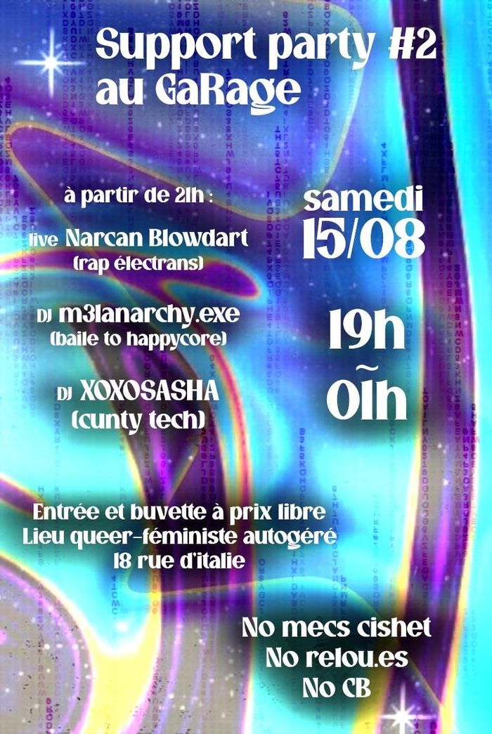 Support Party #2 au Garage