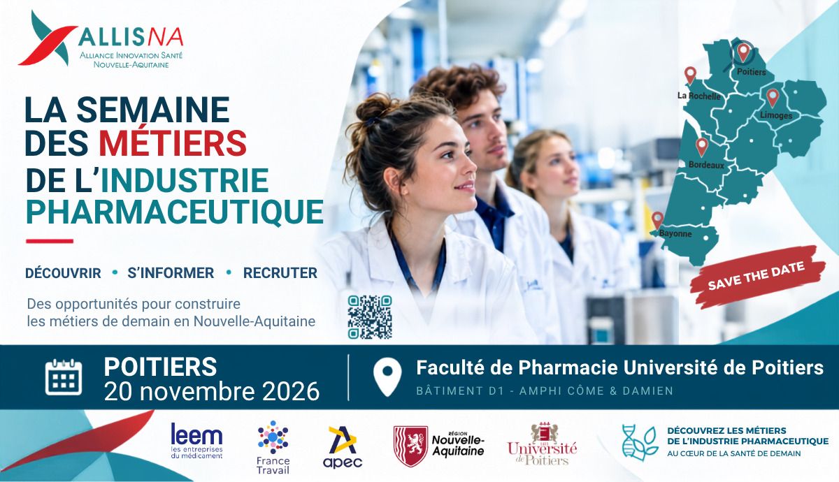 SMIP 2026- Semaine de l'Industrie des Métiers de l'Industrie Pharmaceutique et de santé