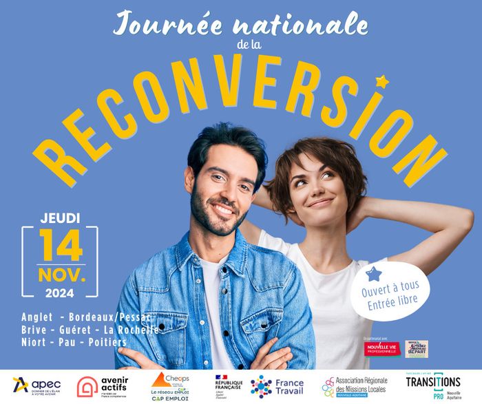 Transitions Pro Nouvelle-Aquitaine et ses partenaires organisent une journée dédiée à la reconversion professionnelle