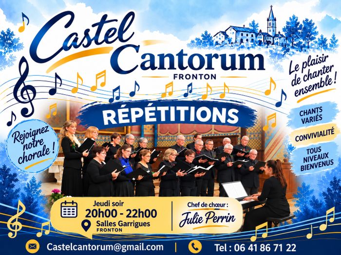 Activités de la chorale Castel Cantorum