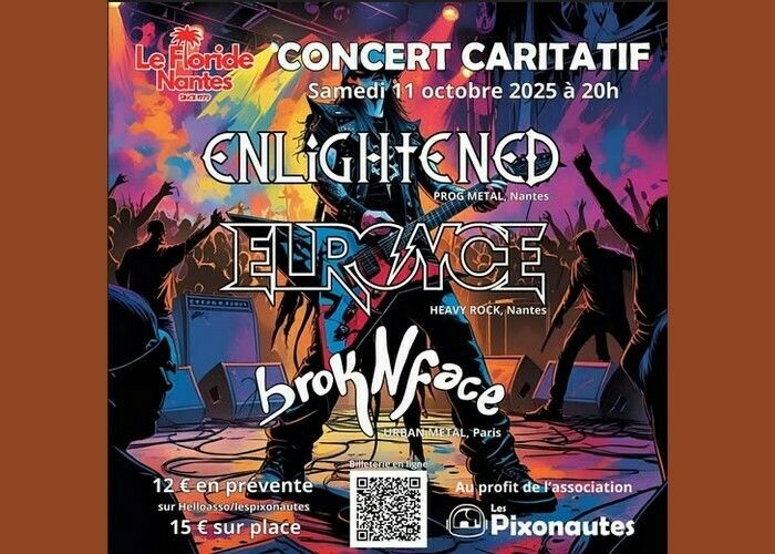 Enlightened + El Royce + BrokNface - Concert caritatif