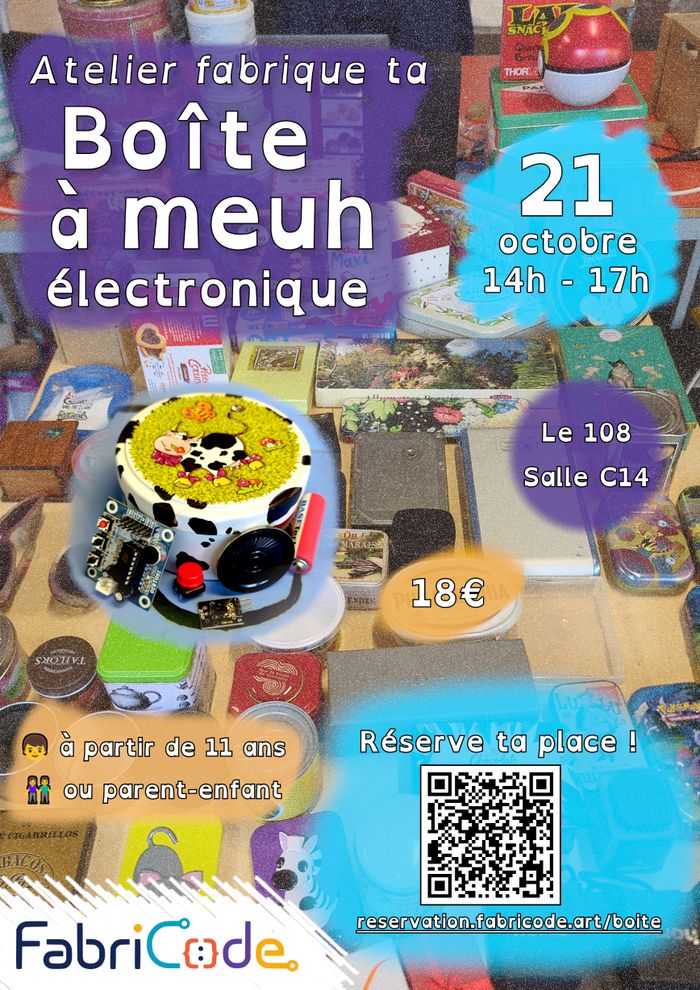 Atelier fabrique ta boîte à meuh électronique !
