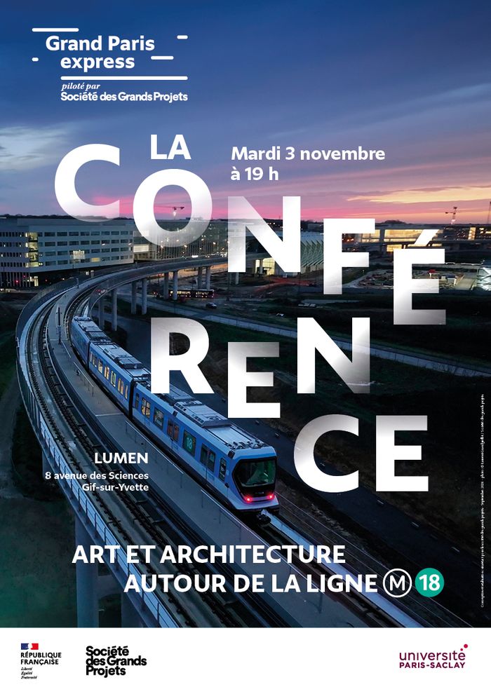 Conférence Art et Architecture autour de La Ligne 18 au Lumen, 3 nov 2026 — Gif-sur-Yvette