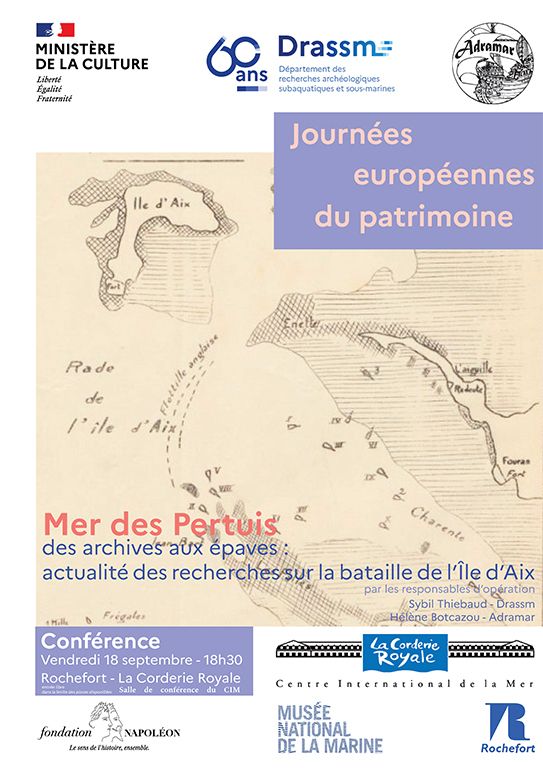Conférence : des archives aux épaves - actualité des recherches sur la bataille de l'île d'Aix.