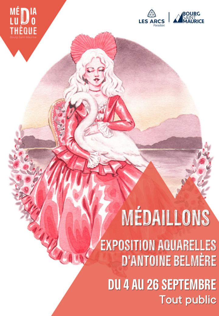 Exposition "Médaillons" : aquarelles d'Antoine Belmère