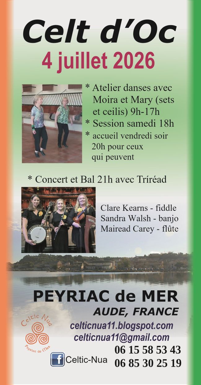 Stage de danses irlandaises + concert-bal
