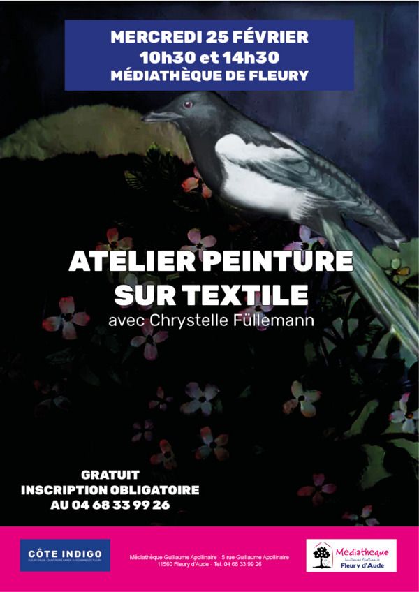 Atelier peinture sur textile