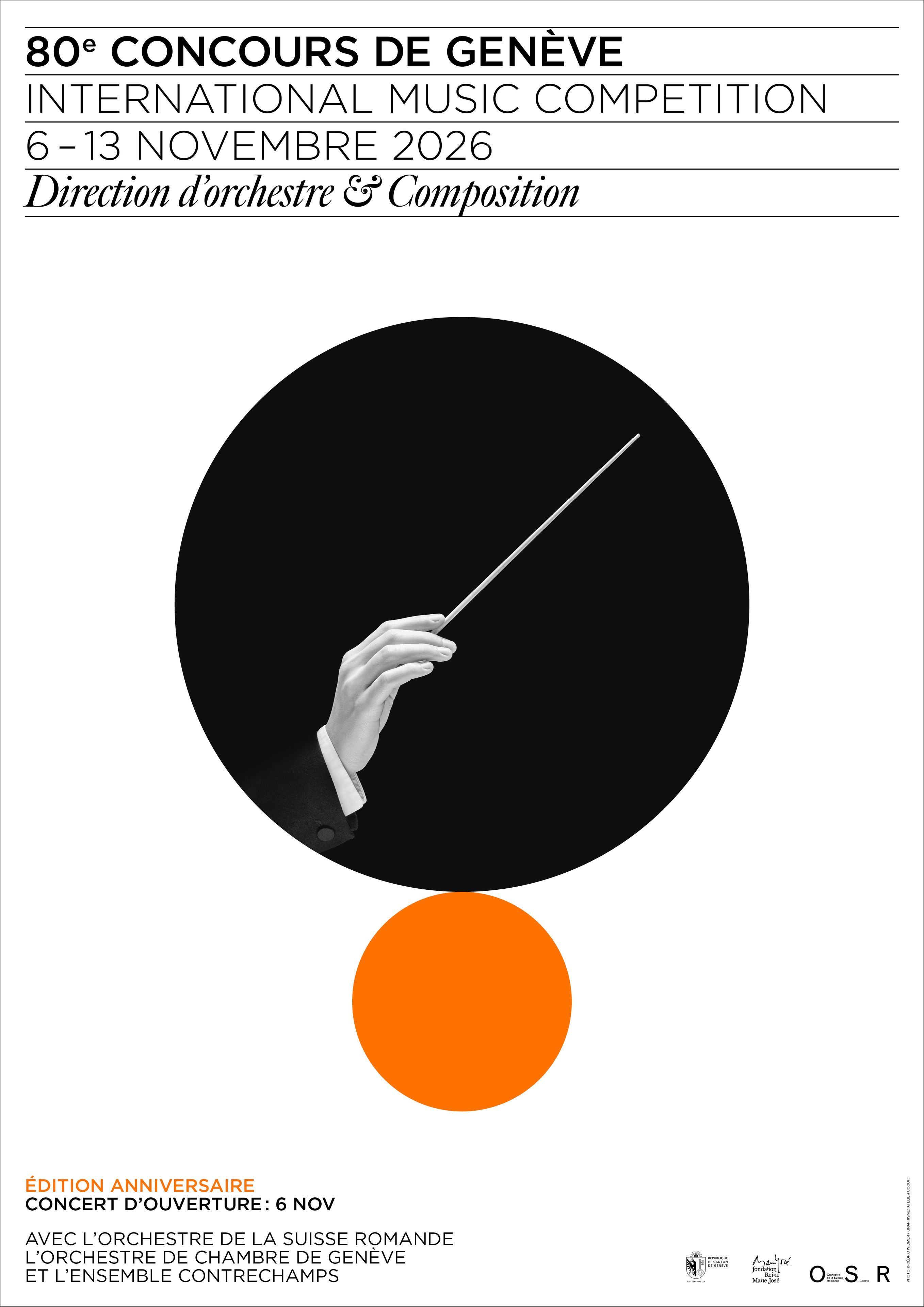 80e Concours de Genève – Demi-finale 3 de Direction d'Orchestre - L'OSR