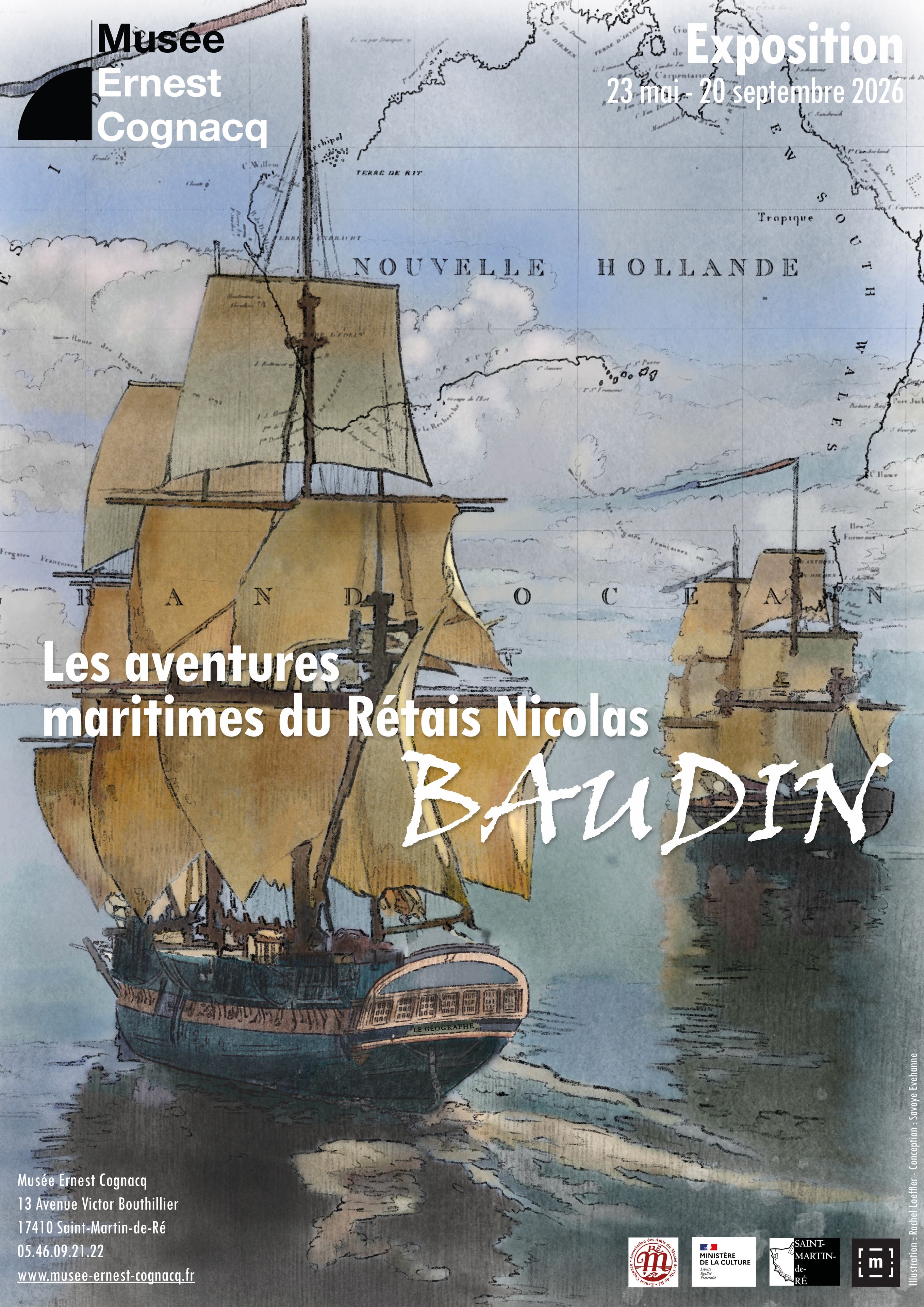 Visite libre de l'exposition "Les aventures maritimes du Rétais Nicolas Baudin (1754-1803)"