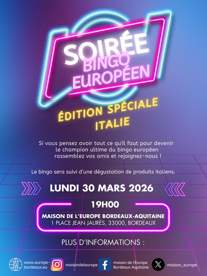 🎉 Bingo Italien 🇮🇹