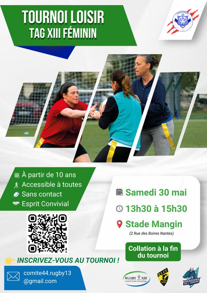 Tournoi féminin rugby sans contact
