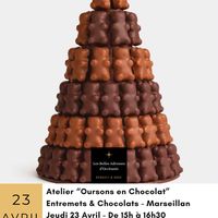 Atelier ourson en chocolat