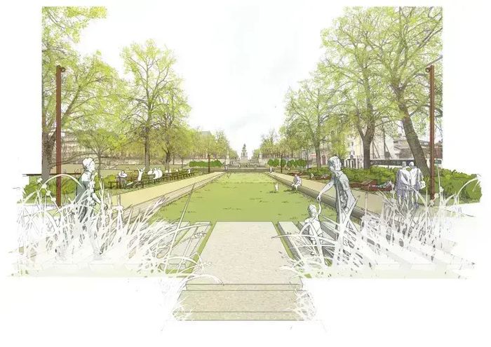 Inauguration du Jardin Duchesse-Anne