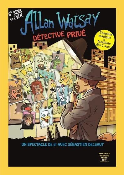 Spectacle de magie - Allan Watsay, détective privé