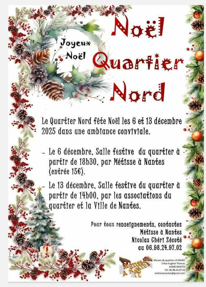 Noël 2025 à Nantes Nord