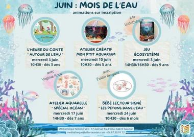 Le mois de l'eau à la médiathèque