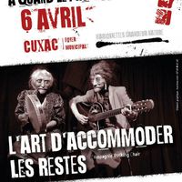 "L'Art d'accommoder les restes" un spectacle de marionnette extrêmement tout public! à Cuxac-Cabardès