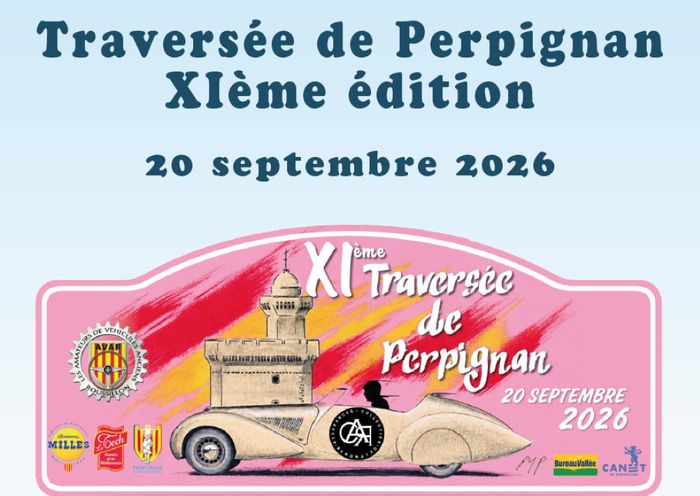 11e traversée de Perpignan de voitures anciennes