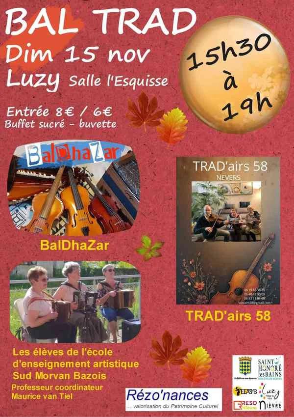 Affiche du prochain concert, Salle l'Esquisse, Luzy (58)