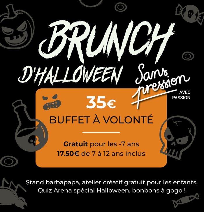 Brunchs d'Halloween au Sans Pression Bordeaux