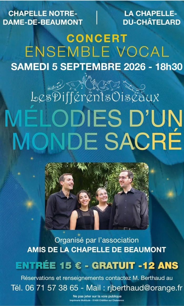 CONCERT : MÉLODIES D'UN MONDE SACRÉ