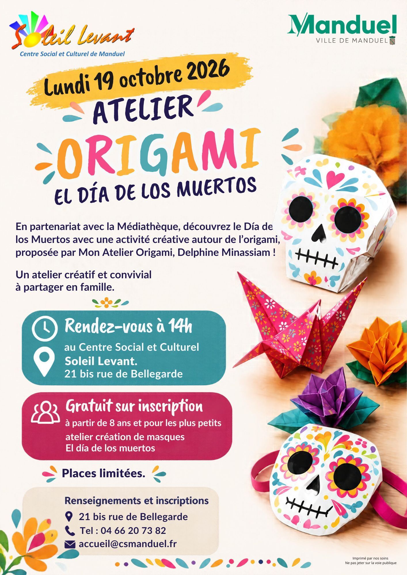 Atelier Origami El día de los muertos