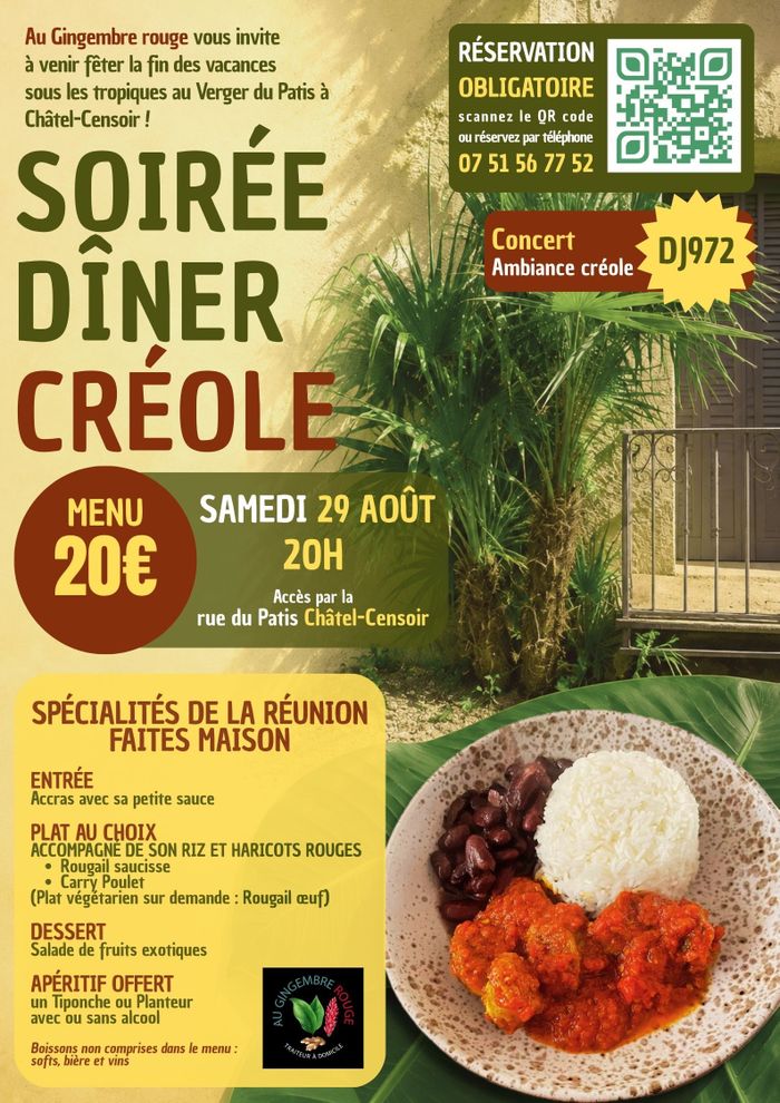 Soirée Diner Créole