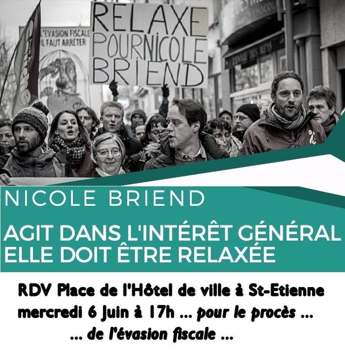 Mobilisons nous pour Nicole Briend, poursuivie pour avoir géné l'évasion fiscale, en déplaçant une chaise dans une banque !