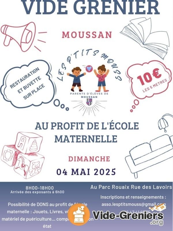 Vide grenier des ptits Mouss