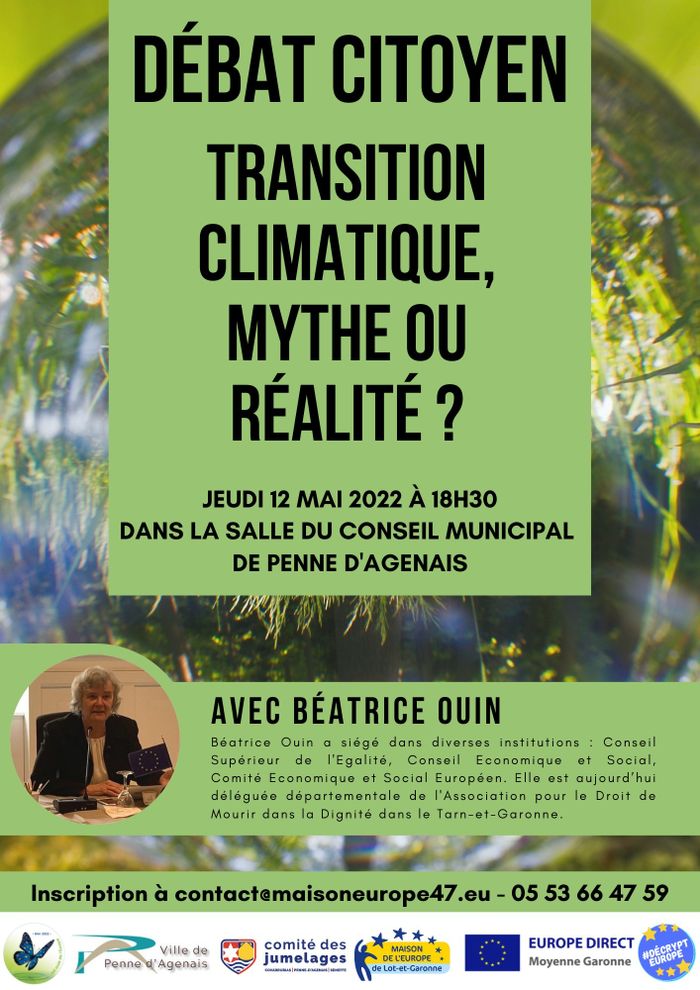 Débat citoyen : transition climatique, mythe ou réalité ?