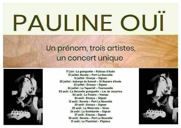 Concert avec Pauline Ouï
